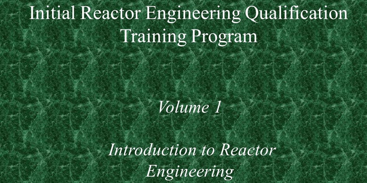 BWR Initial Qualification Session 1 Book