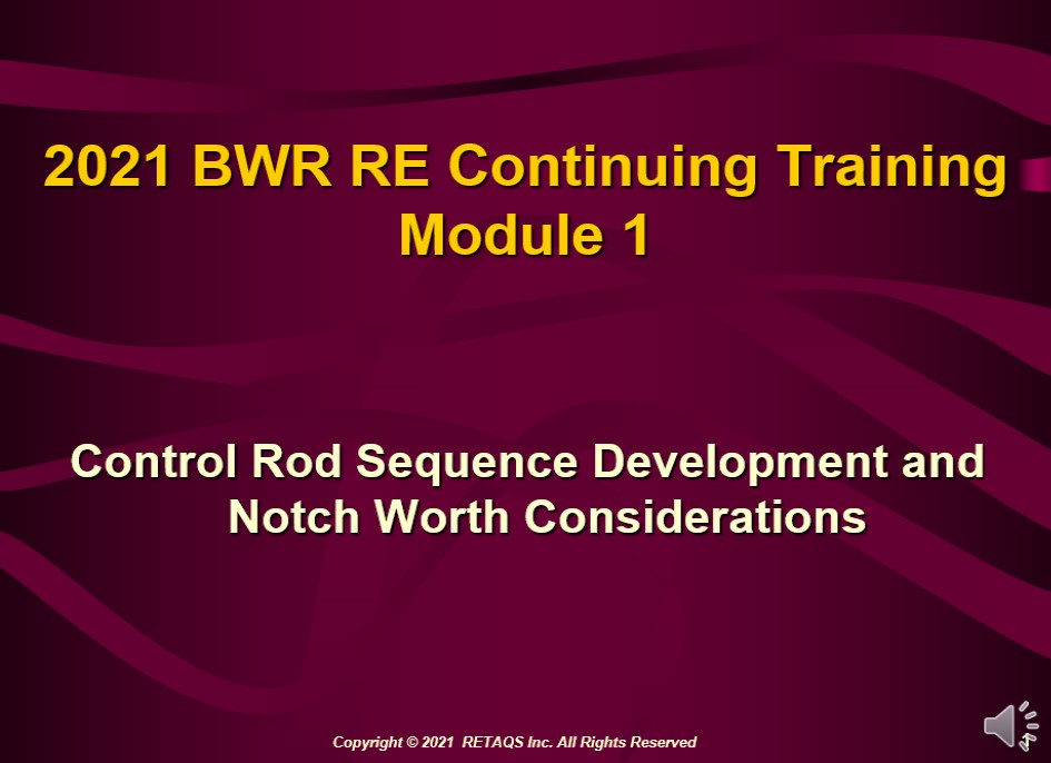 2021 BWR Module 1