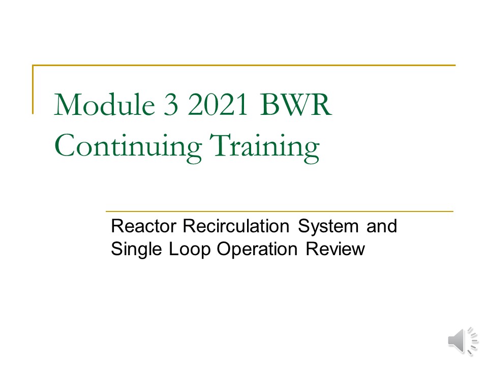 2021 BWR Module 3